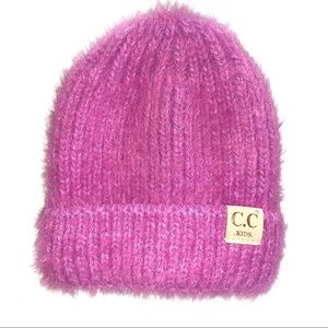 C.C kids plum beenie